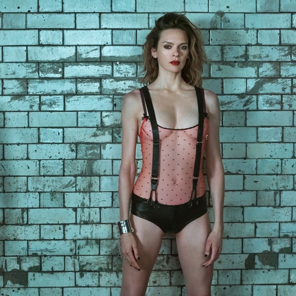 Agent Provocateur Poppie Red Black Bodysuit AP3 Medium NWT - Picture 3 of 6